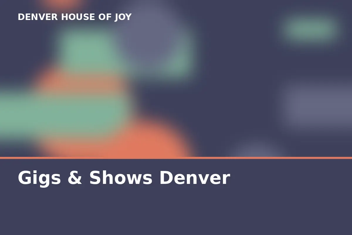 Gigs & Shows